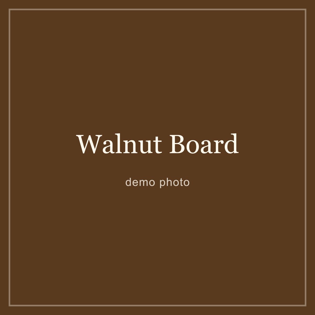 Walnut Serving Board, demo photo.